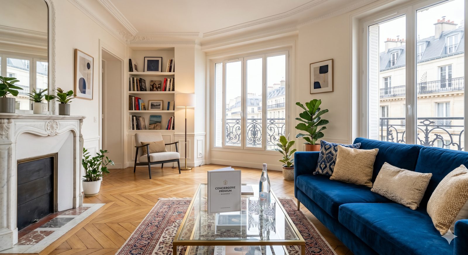 Appartement haussmannien Rouen - Gestion locative courte durée conciergerie Rouen